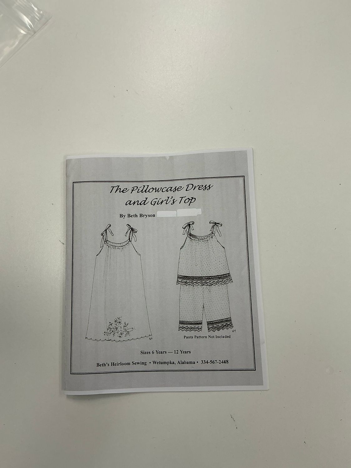 Pillowcase dress 6-12