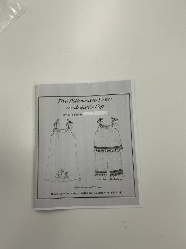 Pillowcase dress 6-12