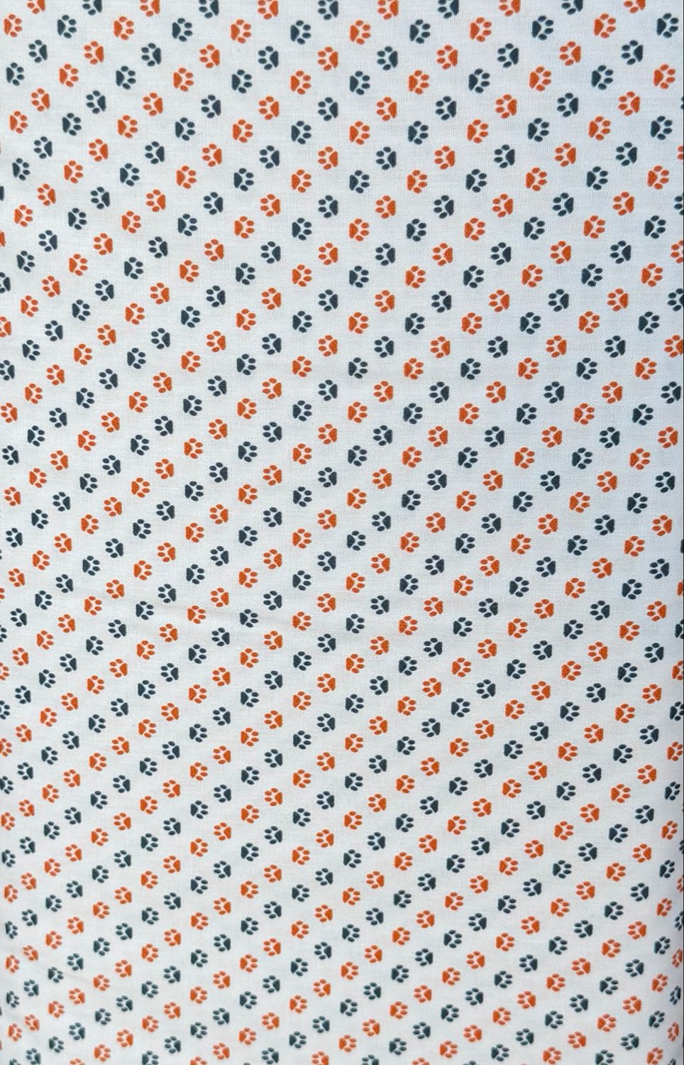 FF Print Orange And Blue Paw print FF Print Orange And Blue Paw print