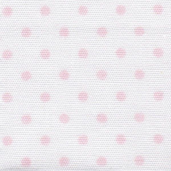 FF Dot - Pink Dot On White ( Priced Per Yard)