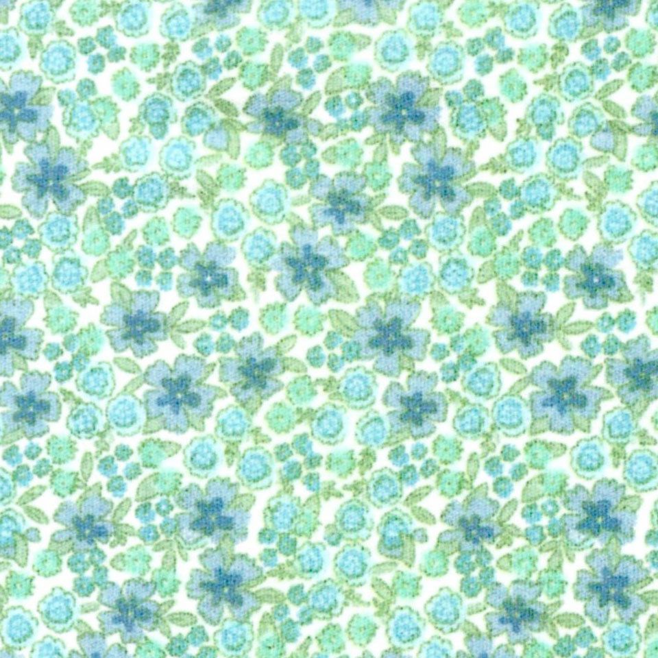 FF Print Green/blue Floral (Priced Per Yard) FF Print Green/blue Floral (Priced Per Yard)