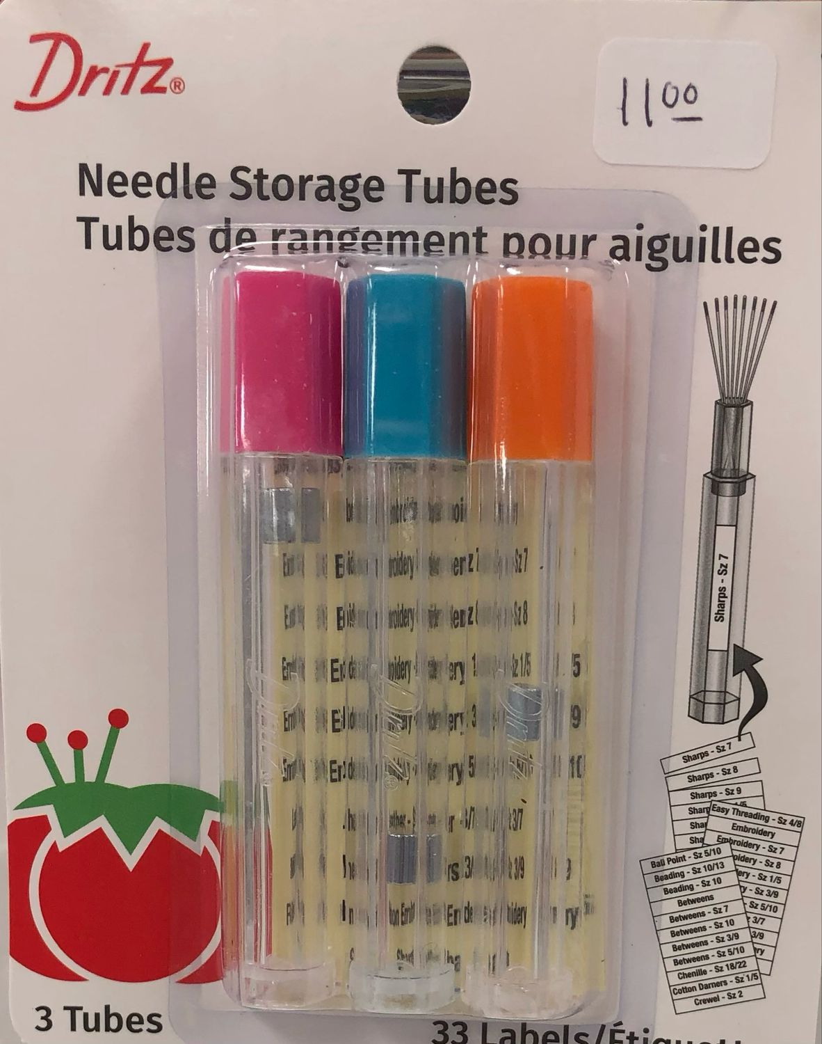 Needle Storage Tubes