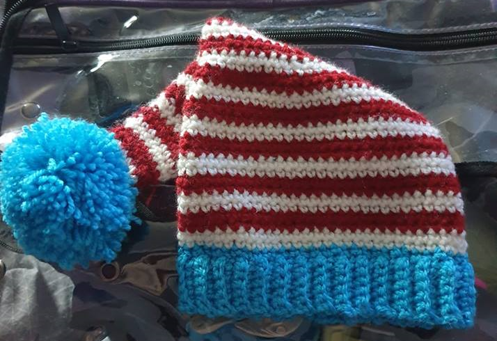 Crochet Baby Santa Hat