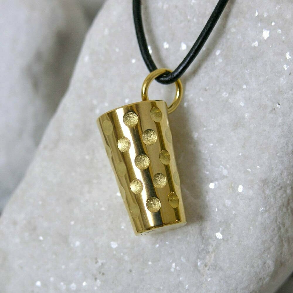Dubbeglas-Anhänger - 585/ooo Gold - poliert