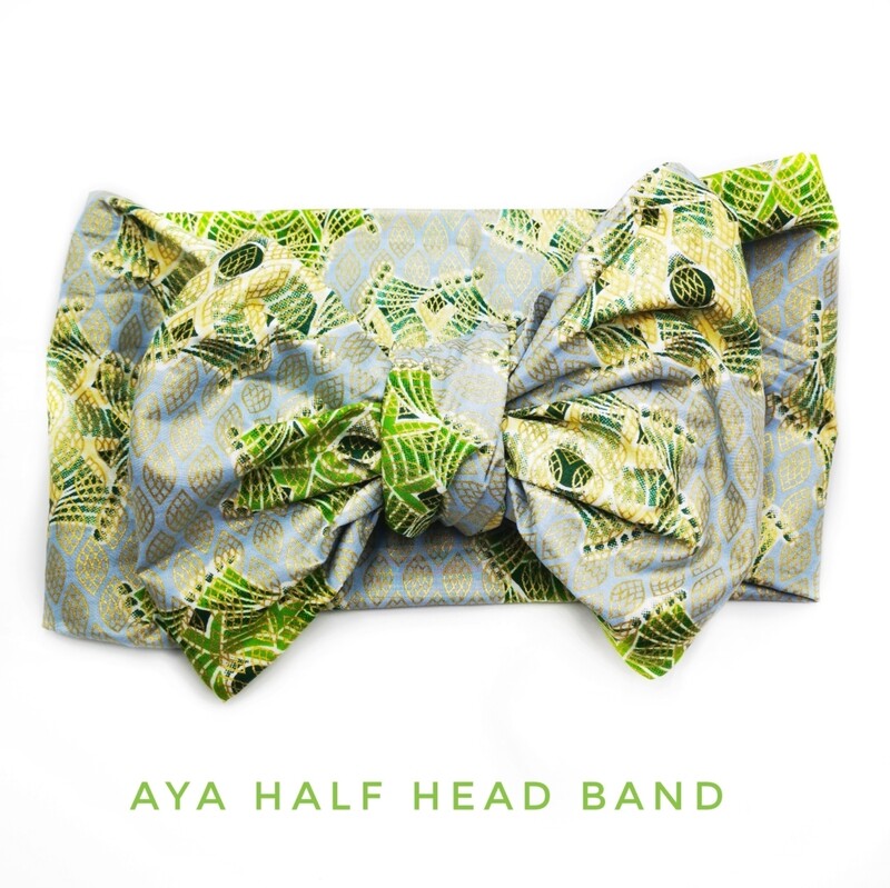 Aya half head wrap