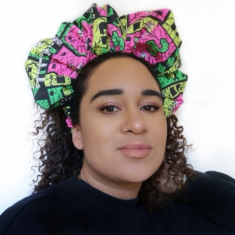 Neon G Scrunchie headband