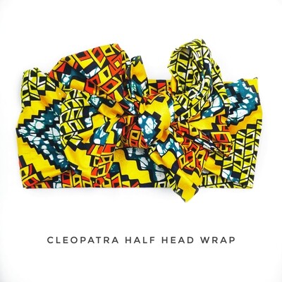 Cleopatra half headwrap.