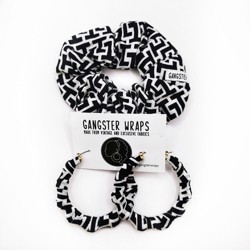 One Matching scrunchie set.