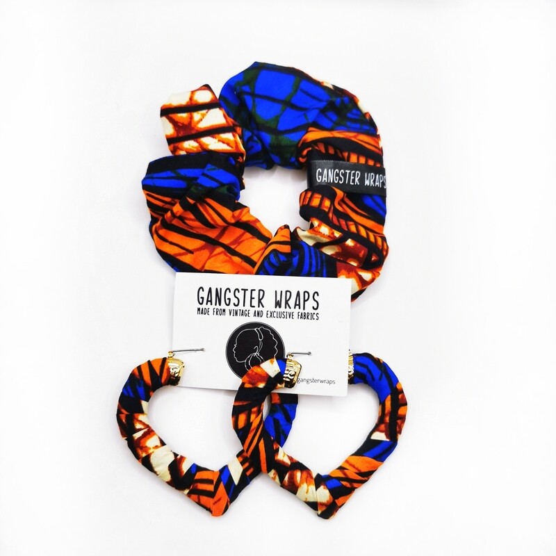 Binta Matching scrunchie set