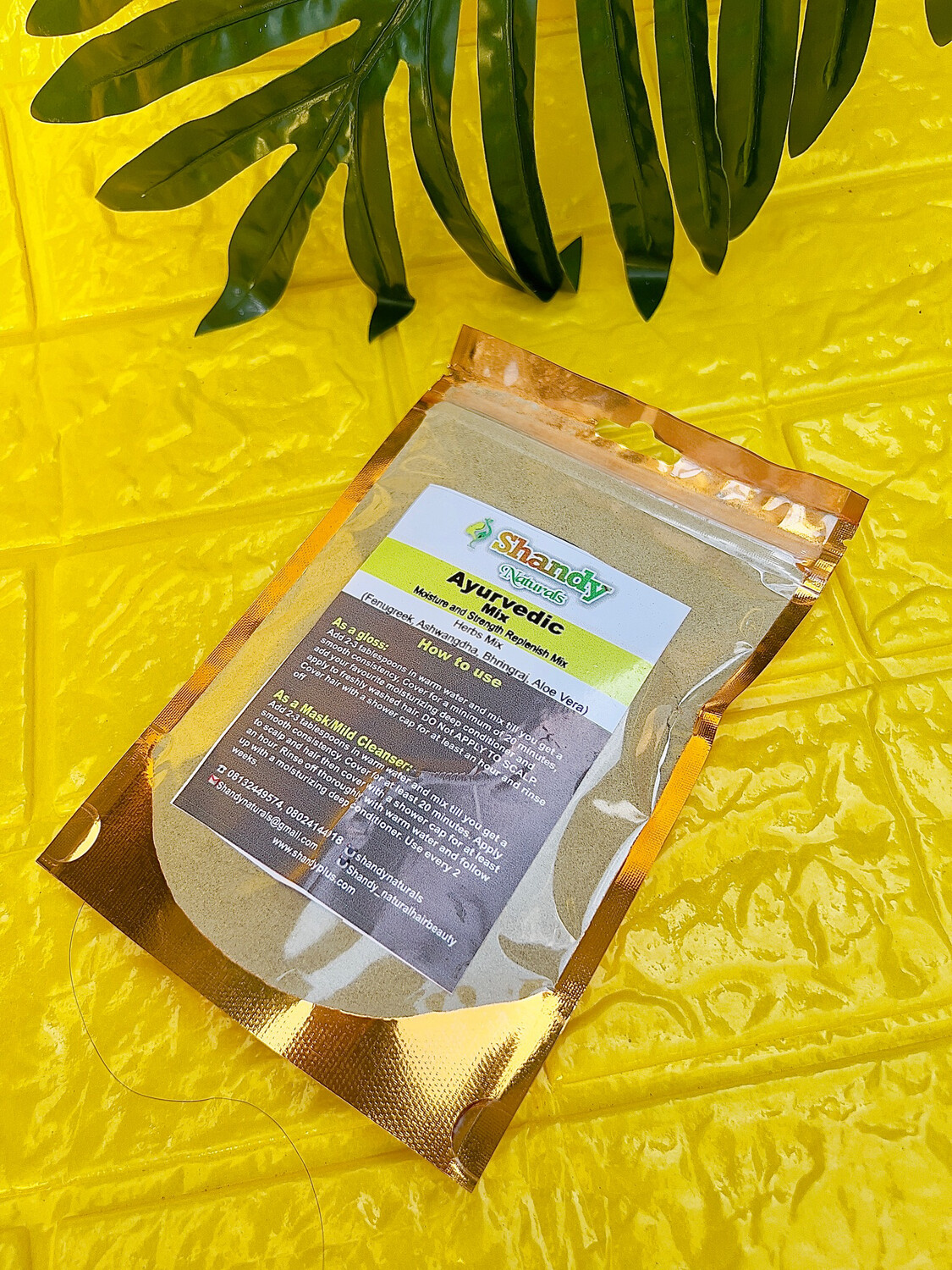 Ayurvedic Herb Mix 5 (MOISTURE AND STRENGTH REPLENISH MIX.)big size