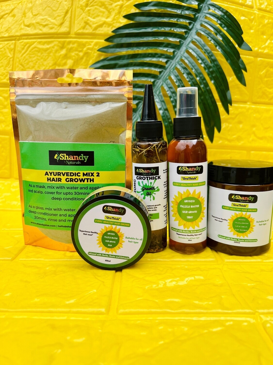 BUNDLE GROTHICK FOLLICLE BOOSTER (FULL SET) . NORMAL SIZE