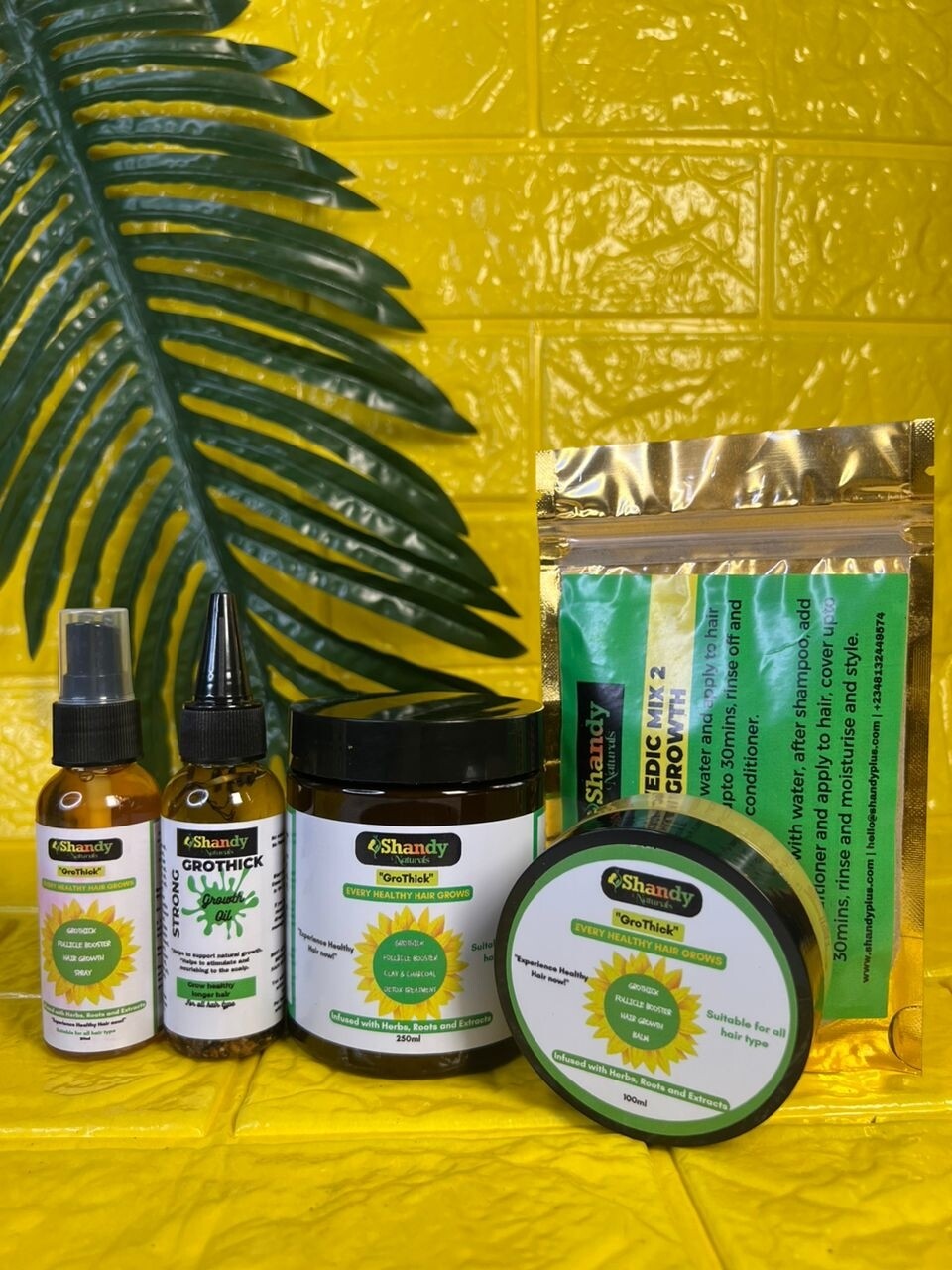 BUNDLE GROTHICK FOLLICLE BOOSTER (FULL SET) MIXED SIZE