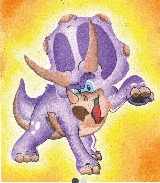 Dárková sada č. 10 - dětské obrázky dinosauři
