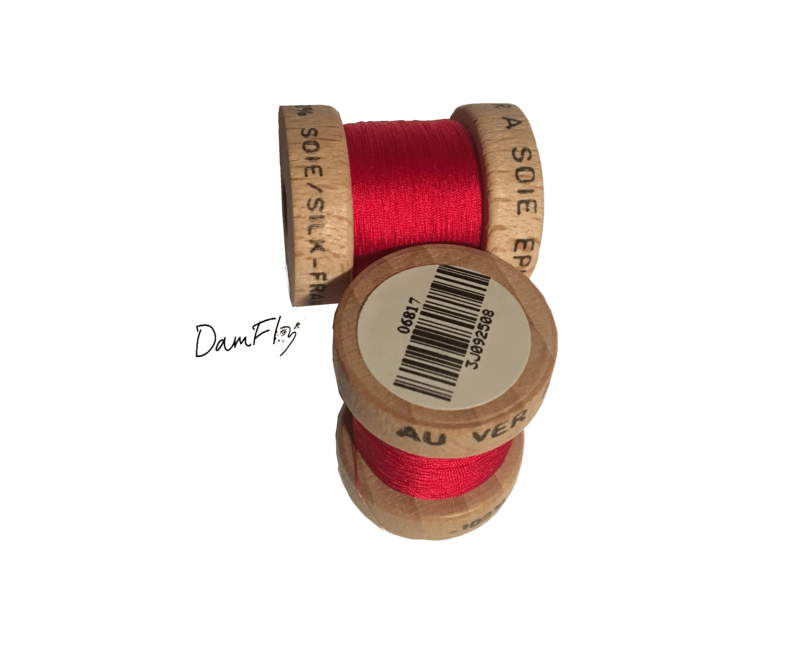 Soie Ephemera-Rouge