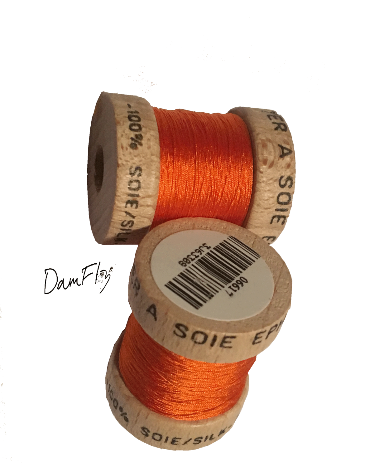 Soie Ephemera-Orange