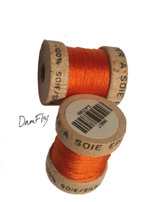 Soie Ephemera-Orange
