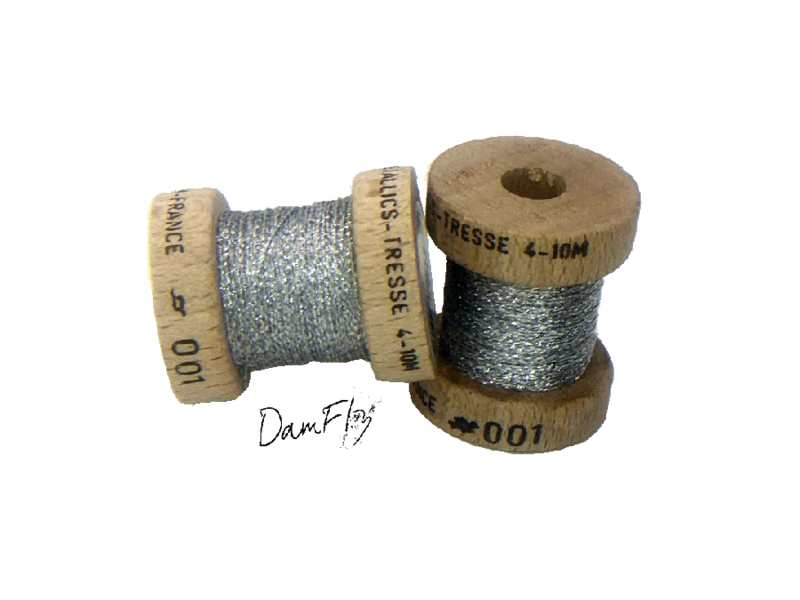Metallics tressé 4-Argent