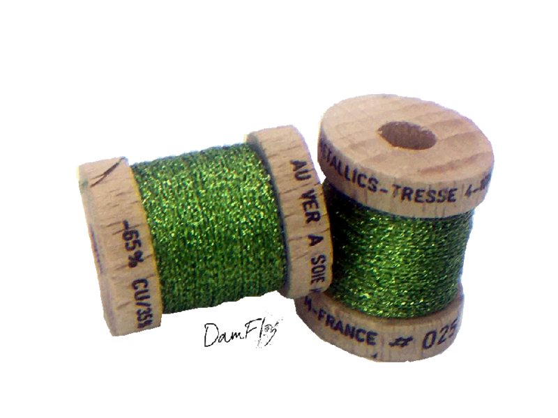 Metallics Tressé 4- Chartreuse