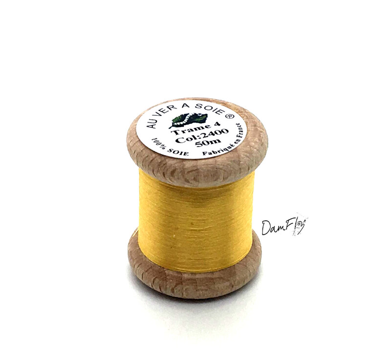 Soie Trame 4- Jaune Or