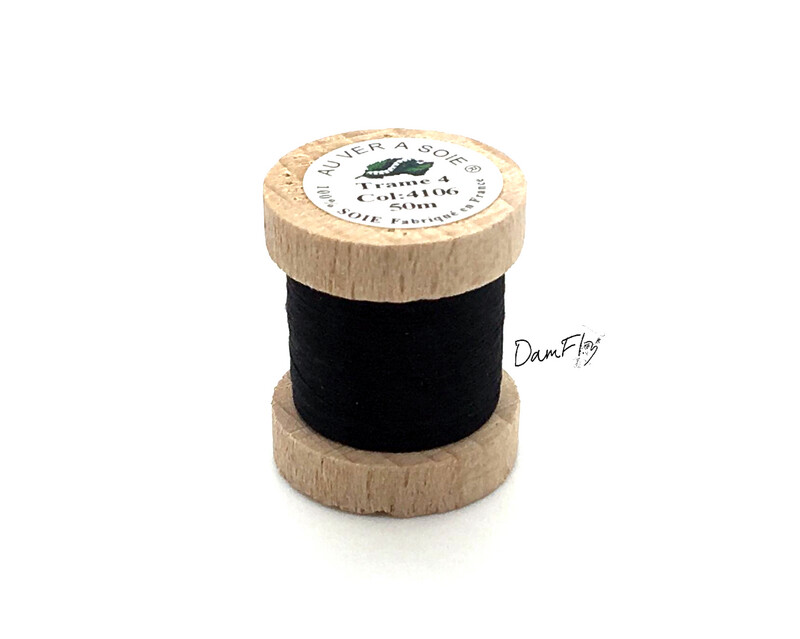Soie Trame 4- Noir