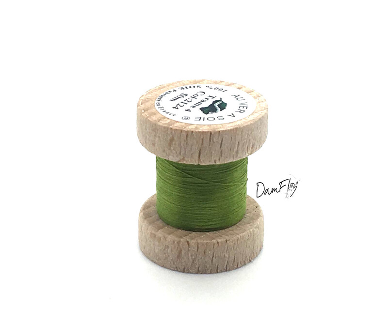 Soie Trame 4- Olive