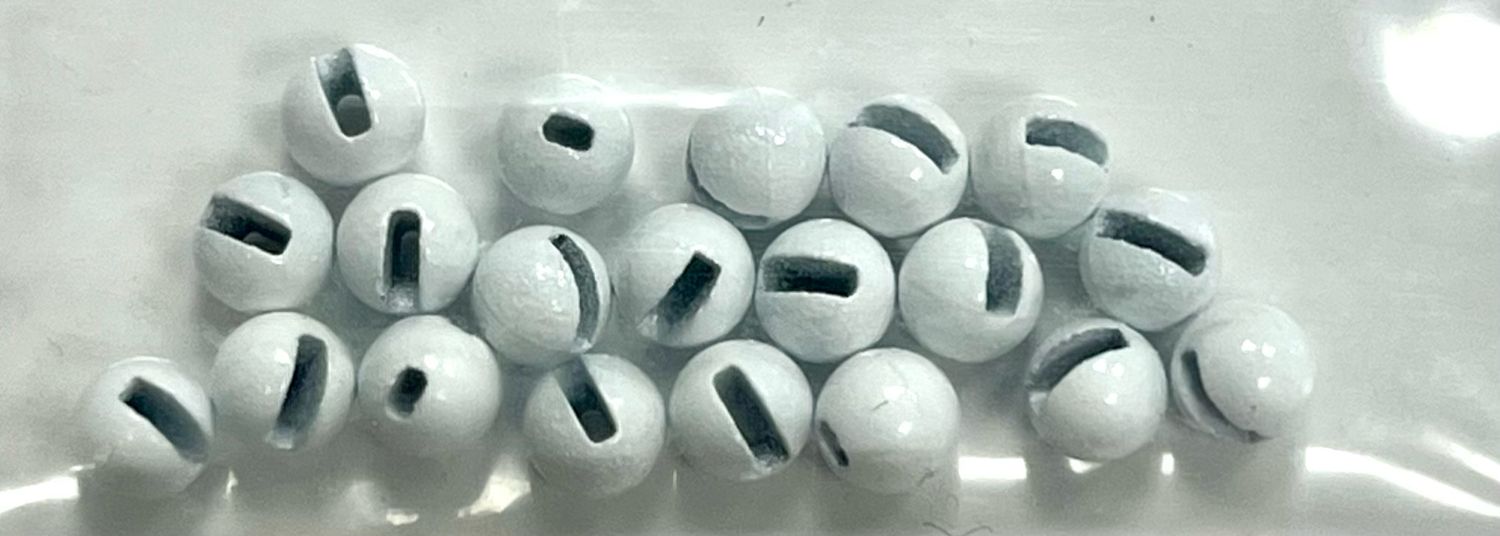 Bille Tungstène Fendue Couleur Blanche