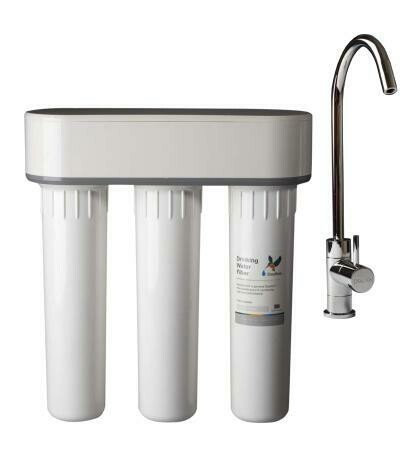 Purificateur d'eau DOULTON TRIO-HIP ANTI NITRATE ANTI CALCAIRE sous évier +  robinet et accessoires Une eau pure à volonté