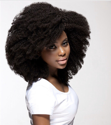 Afro Kinky Human Hair 4C Clip Ins