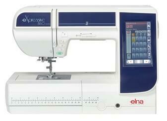 MACCHINA DA CUCITO E RICAMO ELNA 860