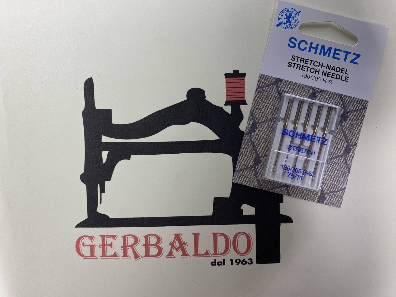 SCHMETZ Stretch Twin Needle 75/11 4mm Les Tissées