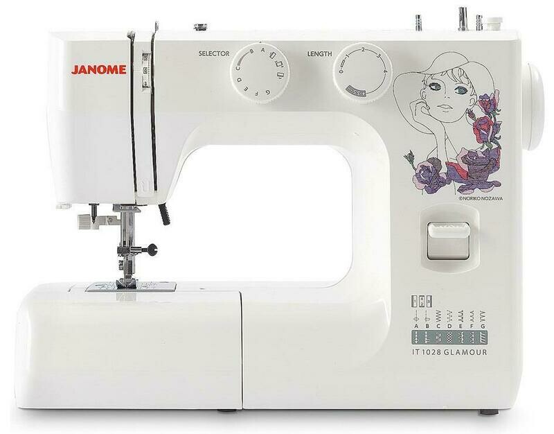 MACCHINA DA CUCIRE JANOME IT1028 GLAMOUR MACCHINA DA CUCIRE JANOME IT1028 GLAMOUR