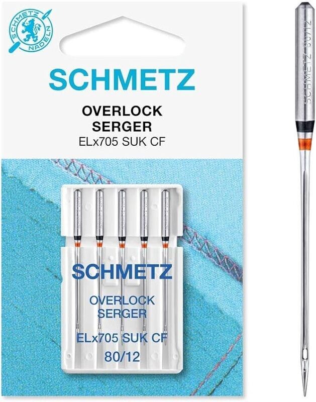 AGHI SCHMETZ OVERLOCK MISURA 80 SIST ELX705 SUK CF AGHI SCHMETZ OVERLOCK MISURA 80 SIST ELX705 SUK CF