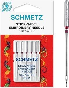 AGHI SCHMETZ RICAMO MISURA 75 AGHI SCHMETZ RICAMO MISURA 75