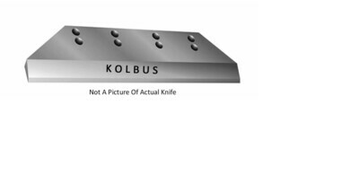 KOLBUS INLAY PAPER KNIVES - 15.940