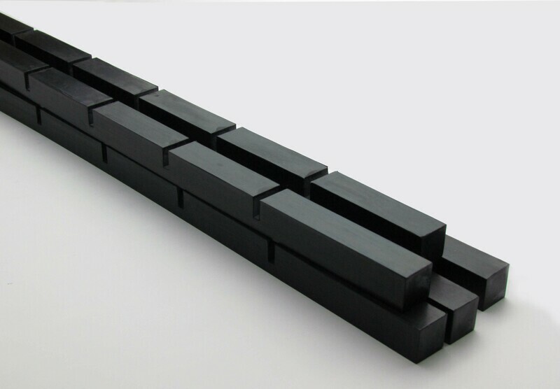 Goss Cutting Rubbers-Slotted - 22.000" Long