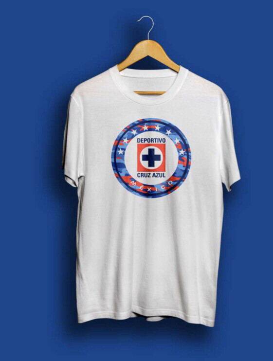 Camiseta Blanca Cruz Azul Camiseta Blanca Cruz Azul