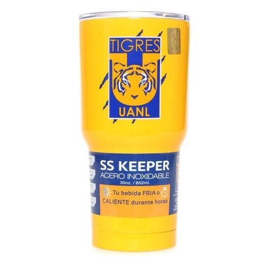 Termo Amarillo Tigres 30 OZ Termo Amarillo Tigres 30 OZ