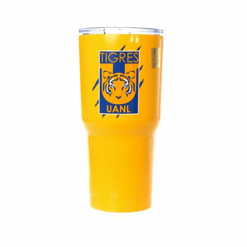 Termo Amarillo Tigres 30 OZ