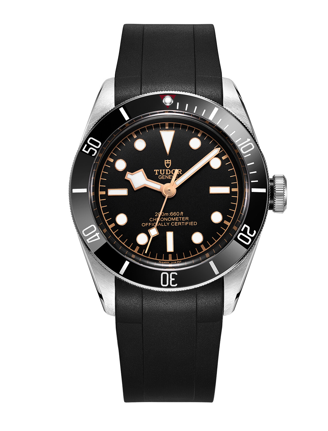 CURVED END RUBBER STRAP TD01 TUDOR BLACK BAY 41mm SERIES