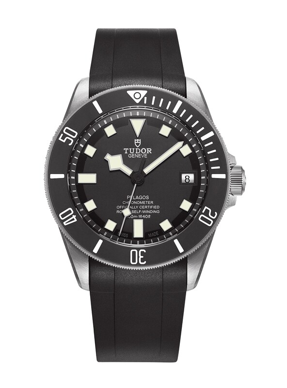 CRAFTER BLUE CURVED END RUBBER STRAP TD02 FOR TUDOR PELAGOS SERIES