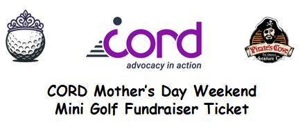 CORD Mini Golf Fundraiser Kids Under 10 Years Old Ticket