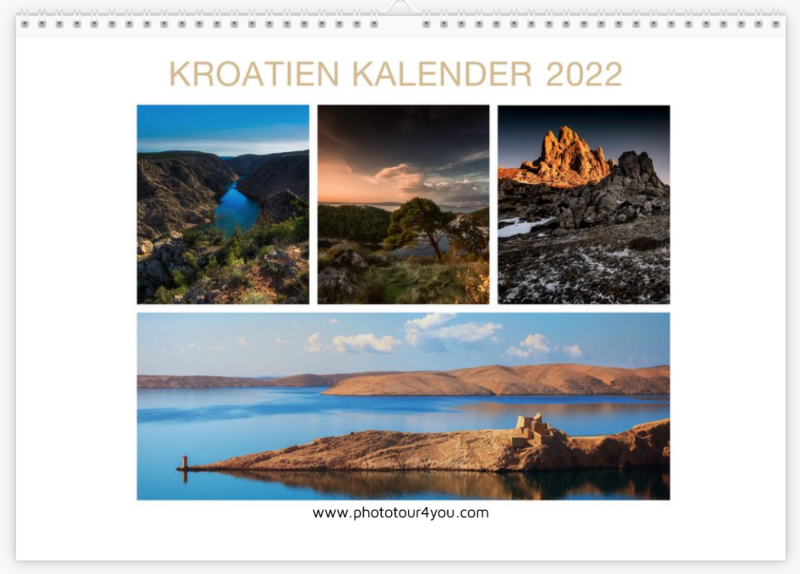 Wandkalender Kroatien