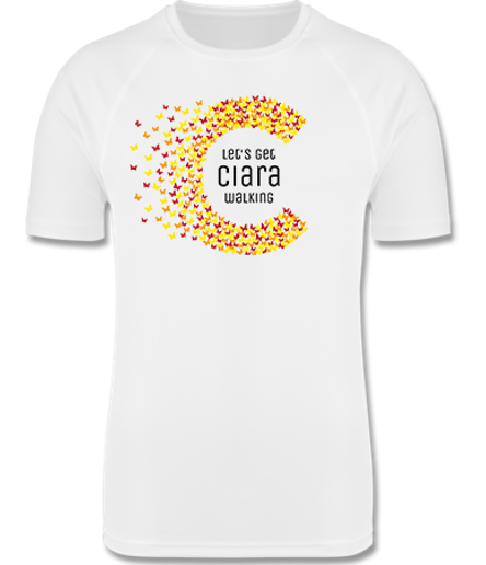 Kids Running Shirt - Let's get Ciara Walking
