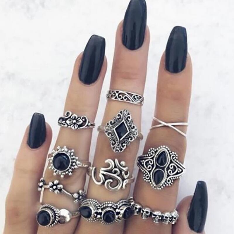 12 set of Antique finger rings