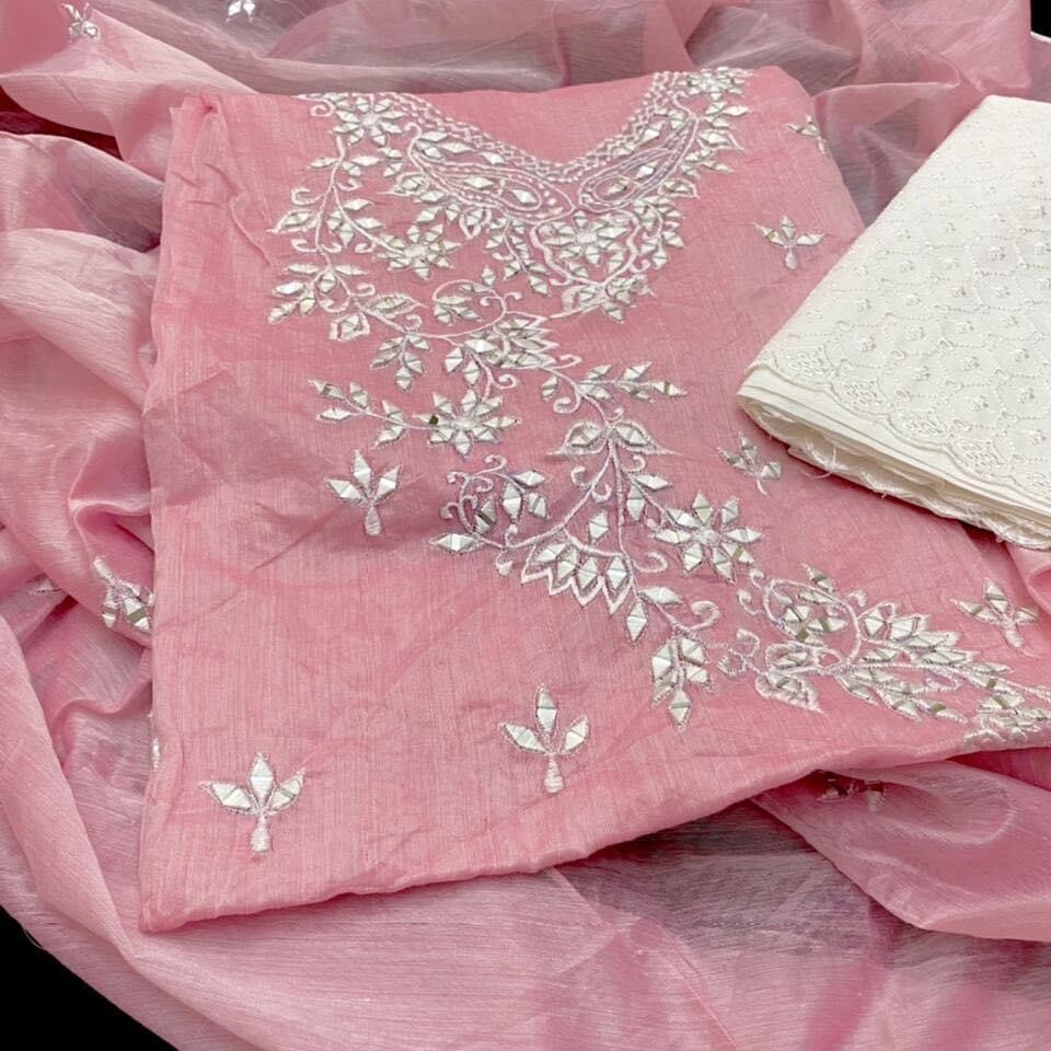 Paper cotton with mirror Unstitched
