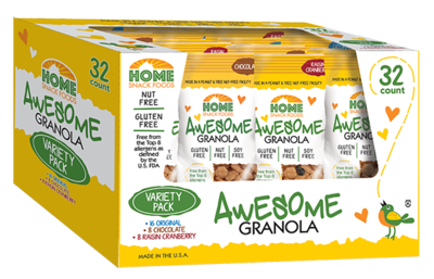 Awesome Granola - Variety Pack - 32-pack, 2.0 pouch