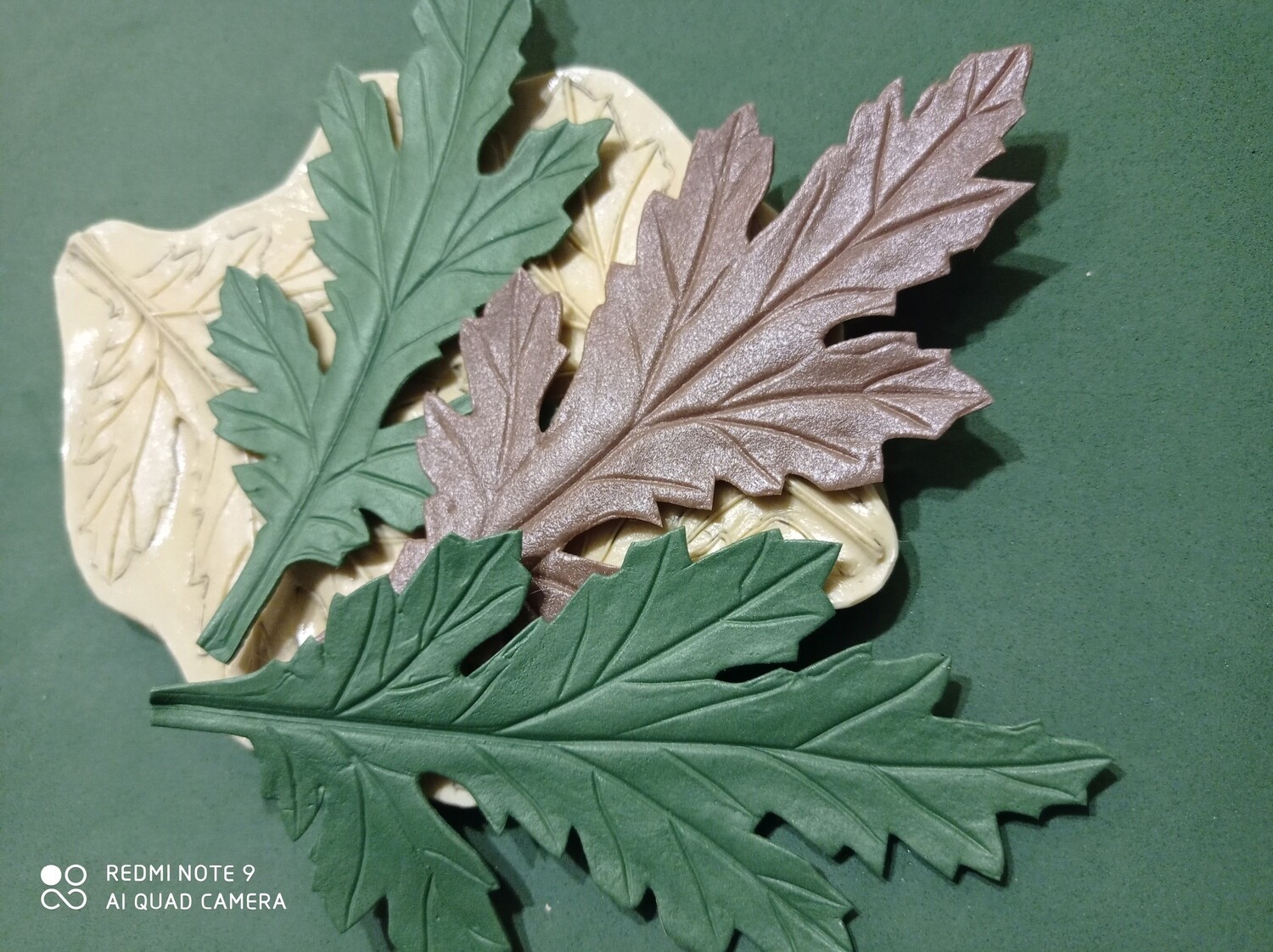 МОЛД Лист Хризантемы Ромашки натуральный размер 14.5х7.5см
