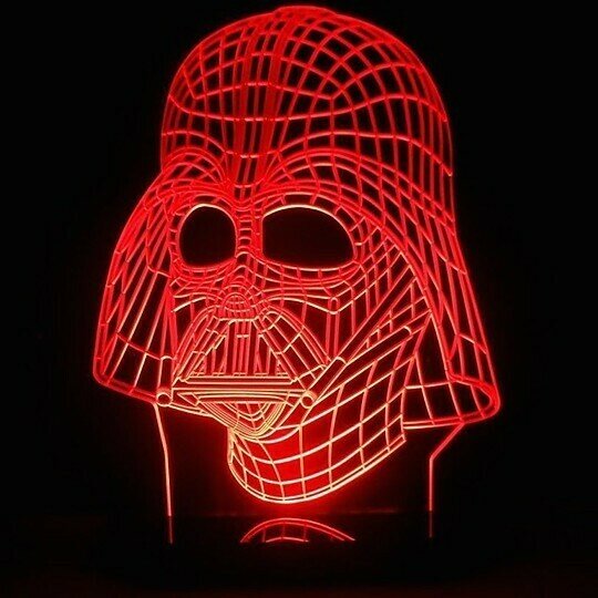 Lámpara 3D Star Wars Hero Darth Vader