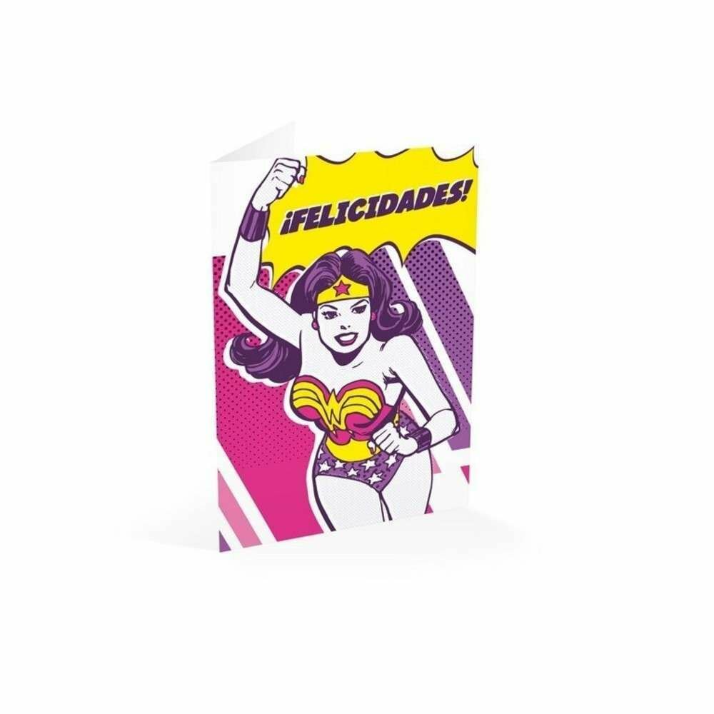 Tarjeta Felicitación Wonder Woman