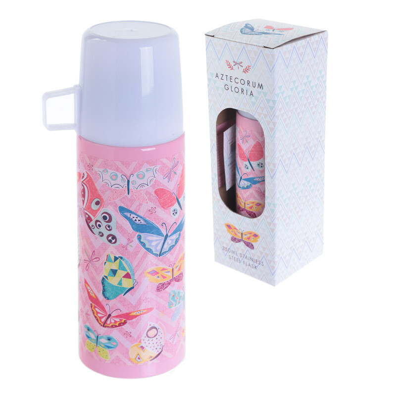 Termo de Acero Inoxidable Mariposas